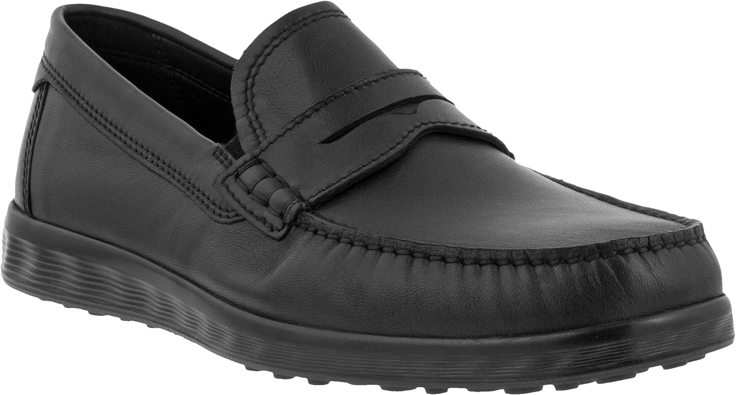 ECCO Men’s S Lite Moc Boat Shoe(Black) - ECCO Shoes Sale