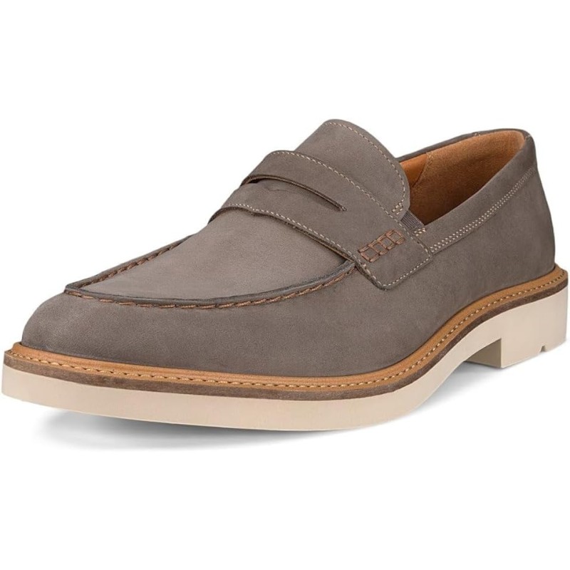 ECCO Men’s London Penny Loafer(Dark Clay Nubuck) - ECCO Shoes Sale